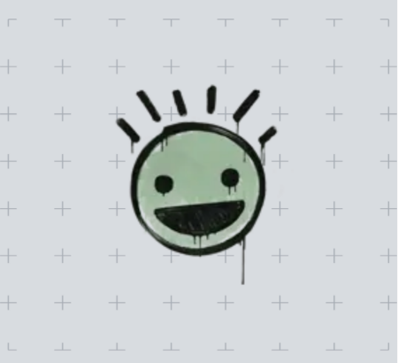 涂鸦|笑脸 (豆青)￥32.98